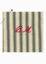 FLEUR ROBE  |  Olive Ticking