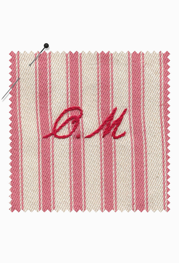FLEUR ROBE  |  Pink Ticking
