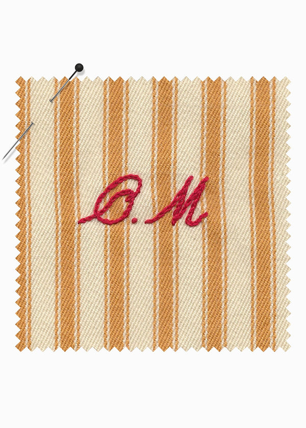 FLEUR ROBE  |  Mustard Ticking  |  COMING SOON
