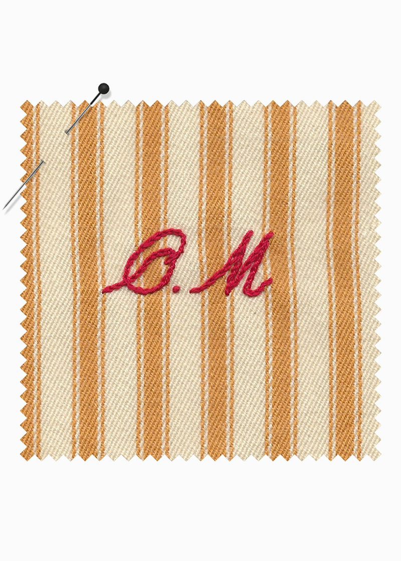 FLEUR ROBE  |  Mustard Ticking  |  COMING SOON