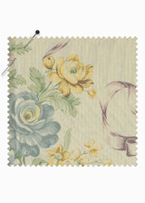 FLEUR ROBE  |  90's Floral & Ribbons Silk  |  ONE OF A KIND