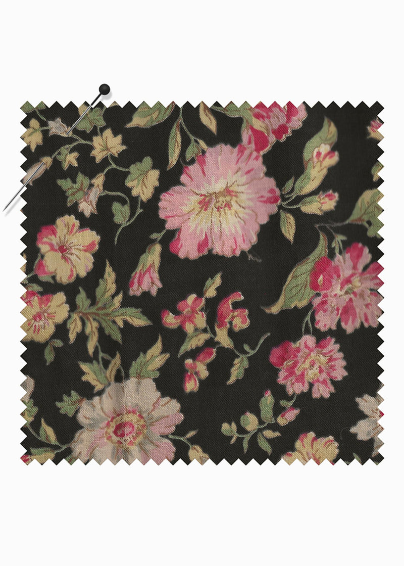 HEBE HOUSE DRESS | 40's Floral Cotton | ONE OF A KIND