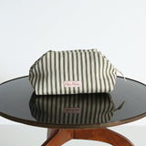 VANITY BAG  |  Olive Ticking