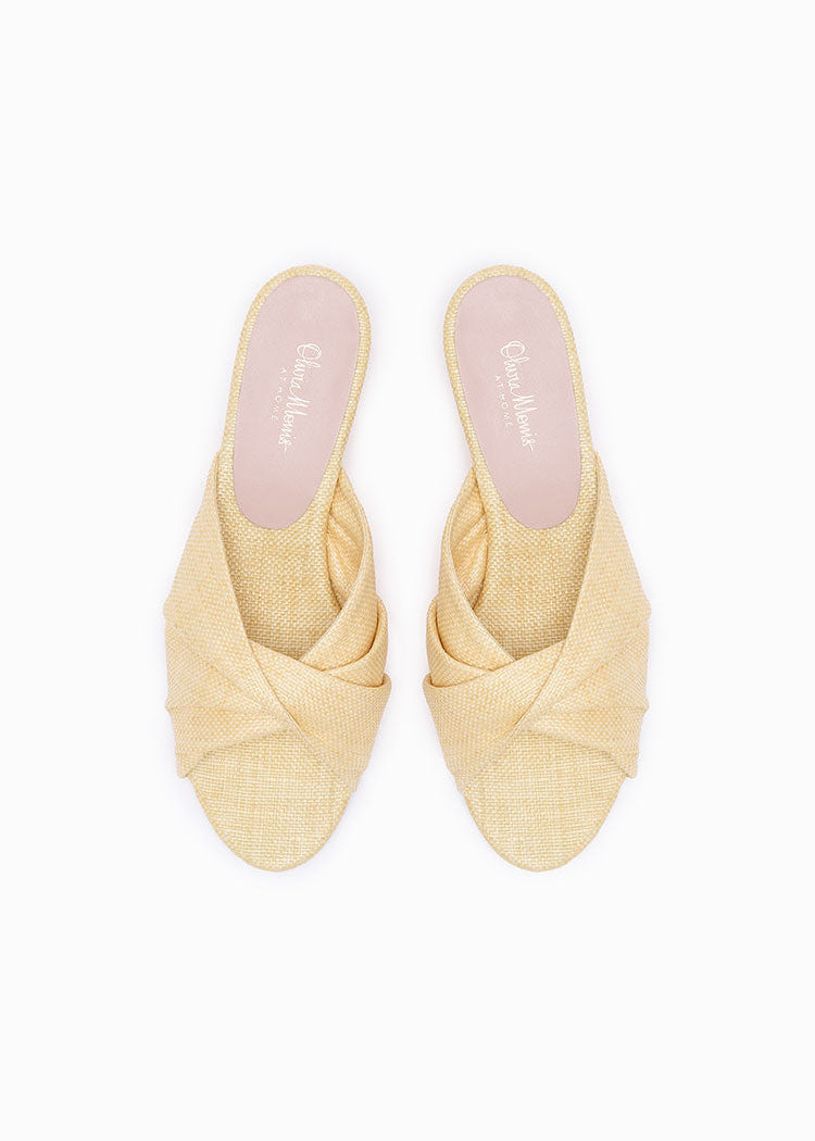 VENUS MULE | Raffia | PRE-ORDER