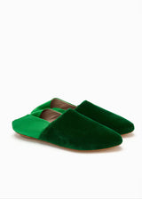 WILLOW BABOUCHE | Emerald Velvet