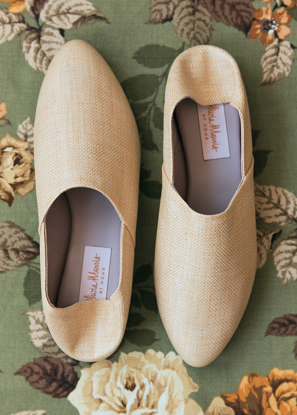 WILLOW BABOUCHE  |  Raffia