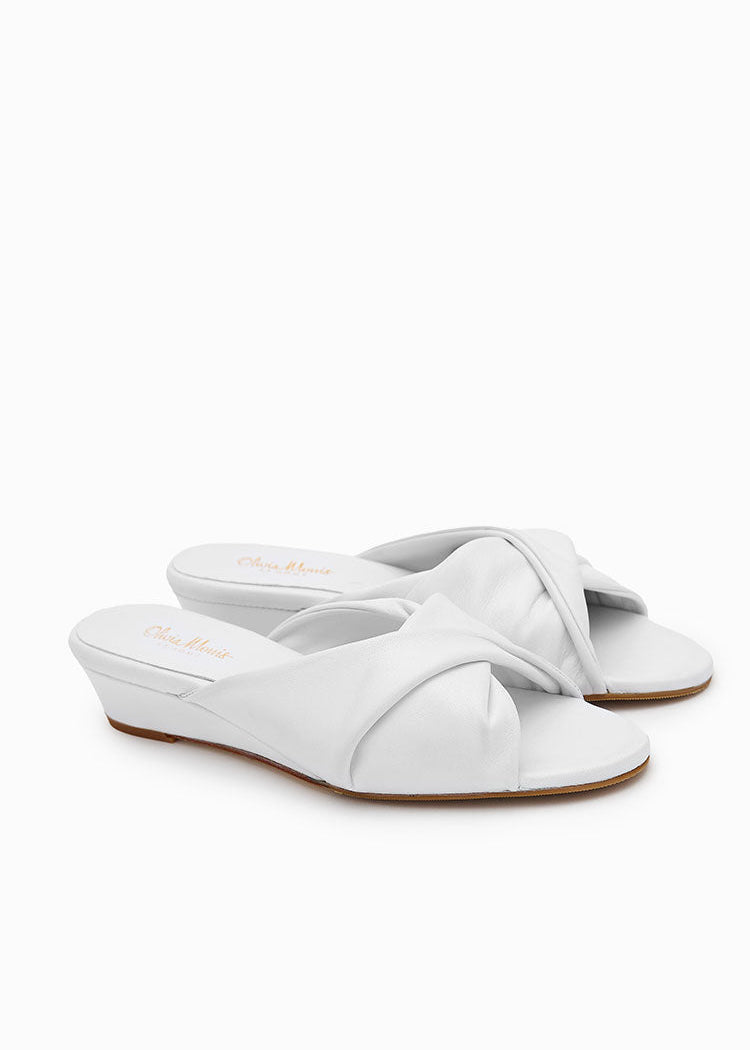 VENUS MULE  |  White Leather