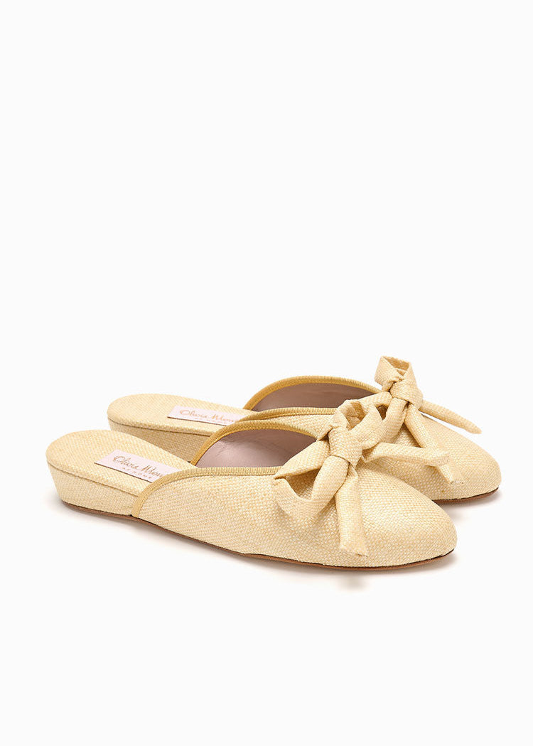 DAPHNE SLIPPER  |  Raffia