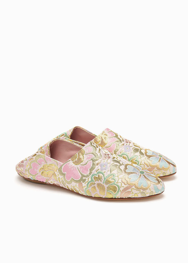 WILLOW BABOUCHE  |  Metallic Brocade