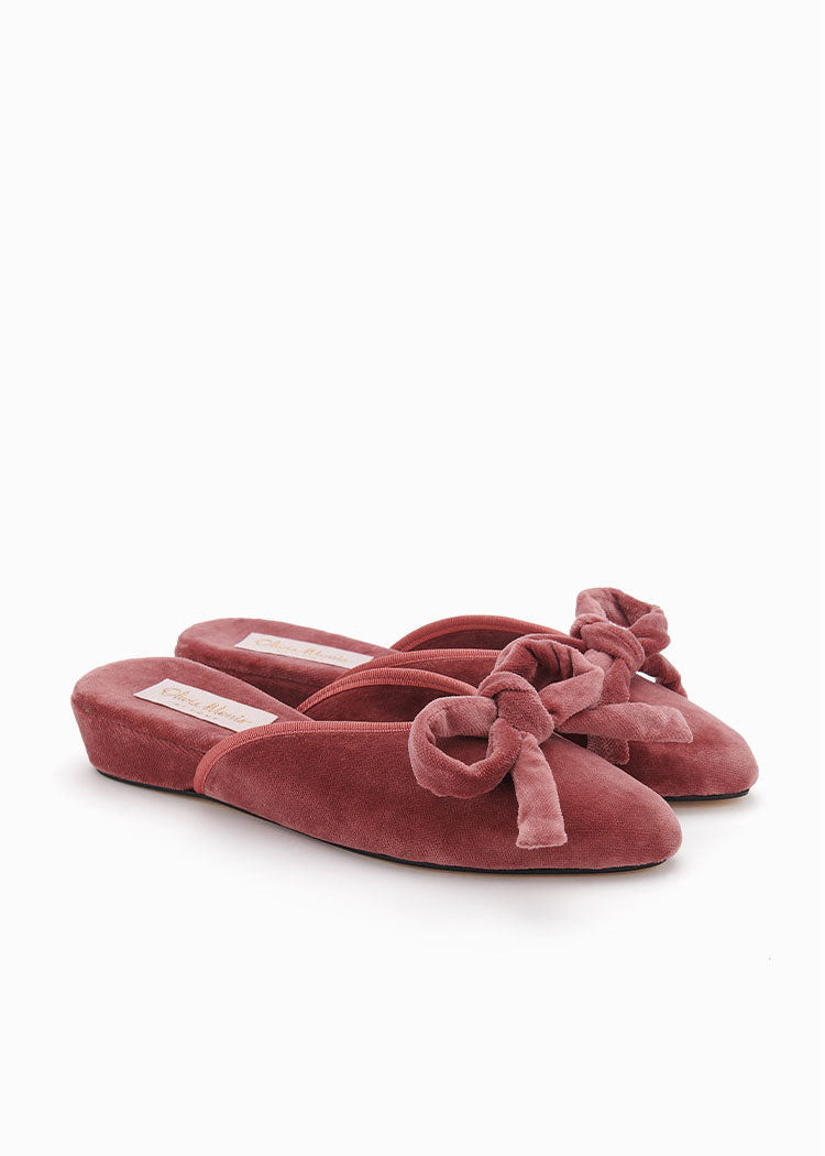 DAPHNE SLIPPER  |  Rose Velvet