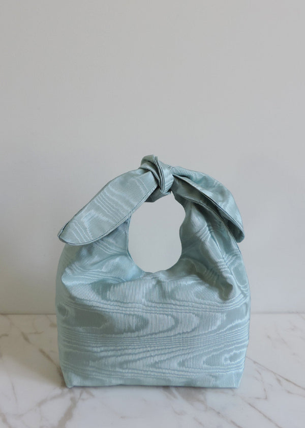 COCKTAIL BAG  |  Duck Egg Moiré  |  ONE OF A KIND