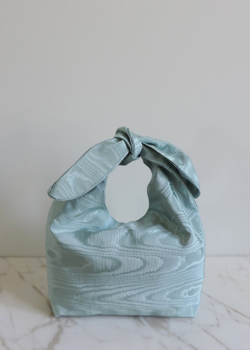 COCKTAIL BAG  |  Duck Egg Moiré  |  ONE OF A KIND